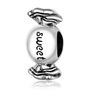 Sweet Candy Silver Charm