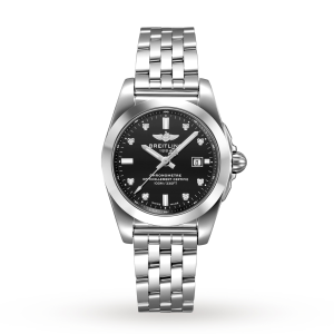 Breitling Galactic Ladies Black 29mm watch