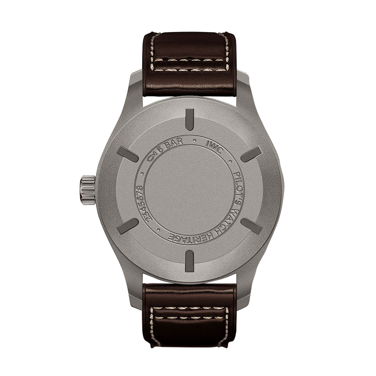 IWC Pilot Mens Brown 40mm watch - Imagem 3