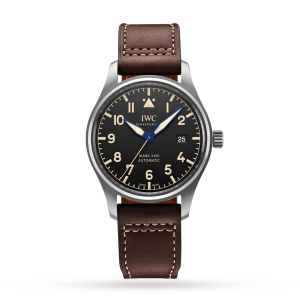 IWC Pilot Mens Brown 40mm watch