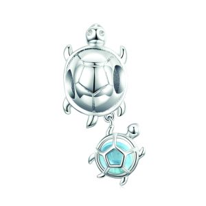 Mom & Baby-Sea Turtles Charm