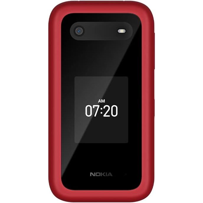 Nokia 2780 Flip Verizon Unlocked Flip Phone - Red - Imagem 2