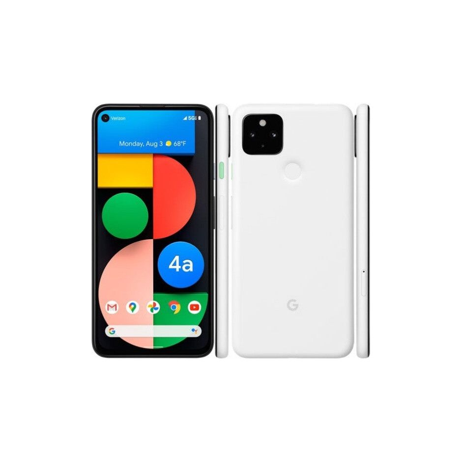 Google Pixel 4A with 5G 128GB Unlocked Smartphone White - Imagem 2