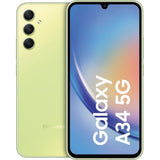 Samsung Galaxy A34 5G + 4G LTE (128GB + 6GB) Unlocked Worldwide (Only T-Mobile/Mint/Metro USA Market) 6.6" 120Hz 48MP Triple Camera + (25W Wall Charger) (Awesome Lime (SM-A346M)) - Imagem 7