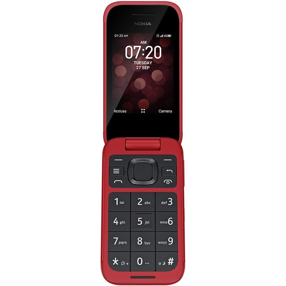 Nokia 2780 Flip Verizon Unlocked Flip Phone - Red - Imagem 3