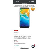 Tracfone LG Stylo 4 4G LTE Prepaid Smartphone - Imagem 7