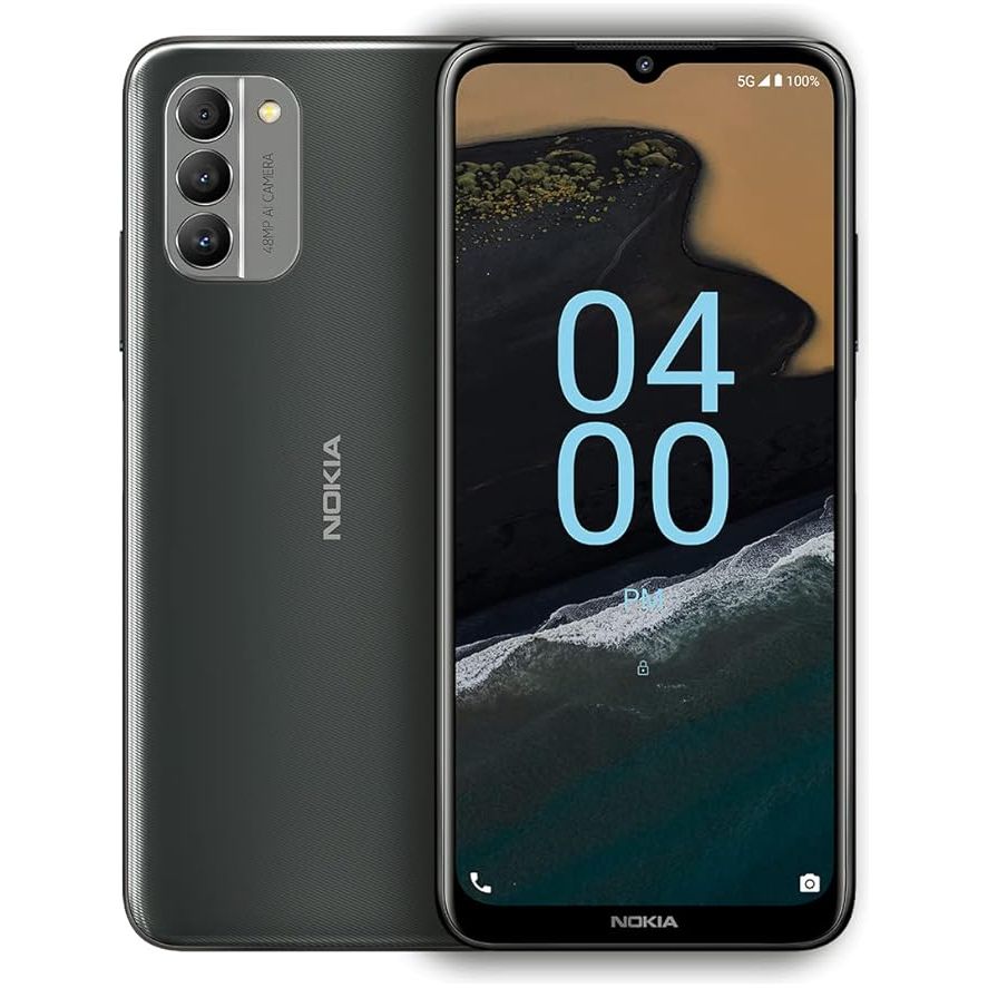 Nokia G400 5G | Verizon, AT&T, T-Mobile | Android 12 | Unlocked Smartphone | 3-Day Battery | US Version | 4/64GB | 6.58-Inch Screen | 48MP Triple Camera | Meteor Grey - Imagem 2