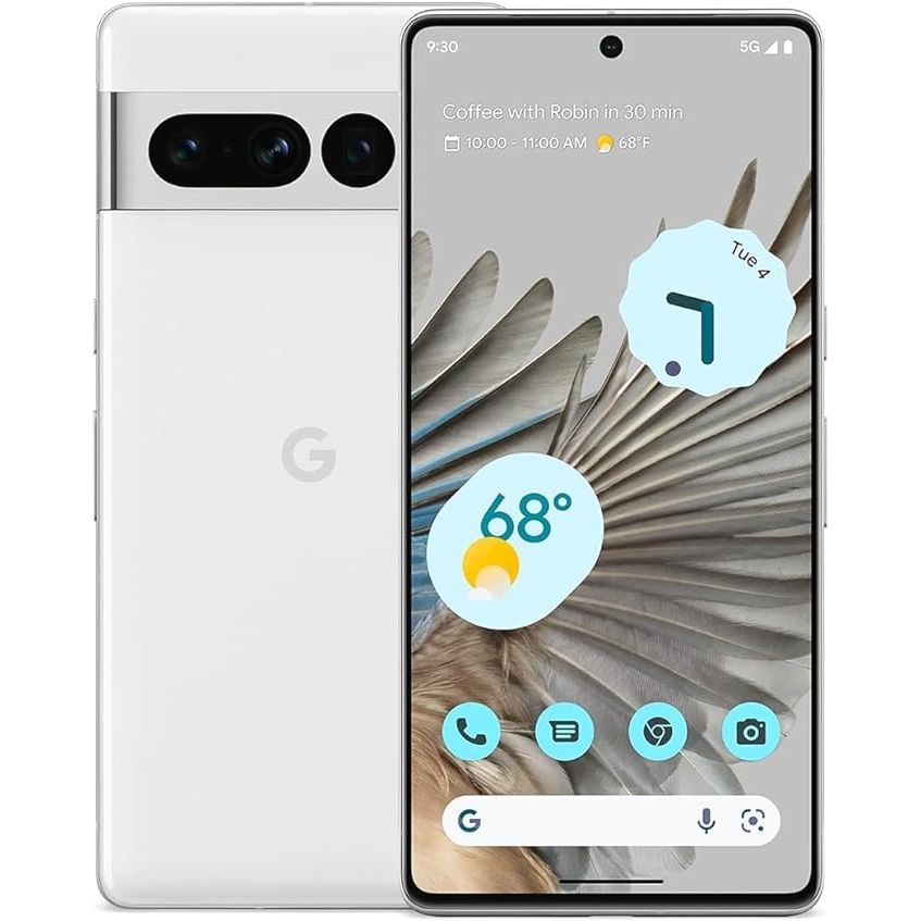 Google Pixel 7 Pro - 5G Android Phone - Unlocked Smartphone with Telephoto/ Wide Angle Lens, and 24-Hour Battery - 256GB - Snow - Imagem 2