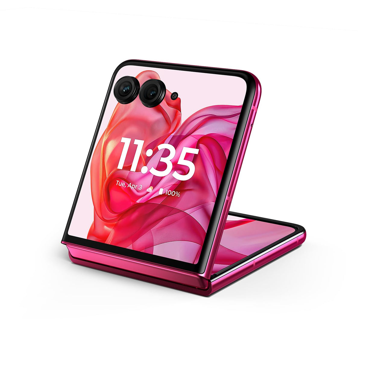 Motorola - razr+ 2024 256GB (Unlocked) - Hot Pink - Imagem 3