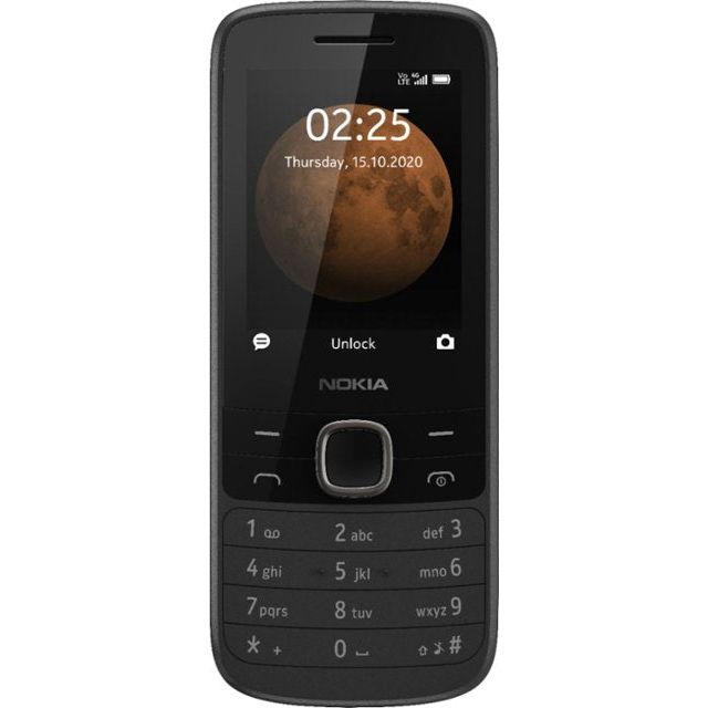 Nokia - 225 4G (Unlocked) - Black - Imagem 2