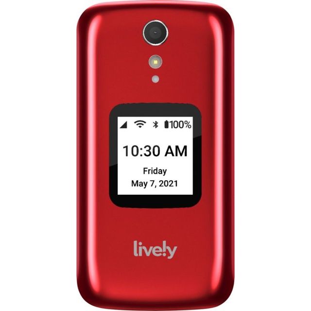 Lively® - Jitterbug Flip2 Cell Phone for Seniors - Red - Imagem 2