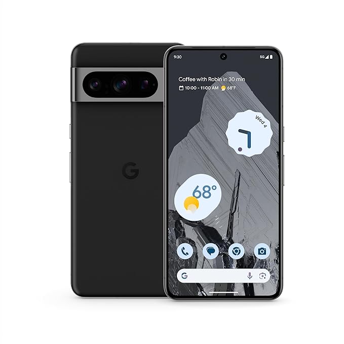 Google Pixel 8 Pro - Unlocked Android Smartphone with Telephoto Lens and Super Actua Display - 24-Hour Battery - Obsidian - 128 GB - Imagem 2