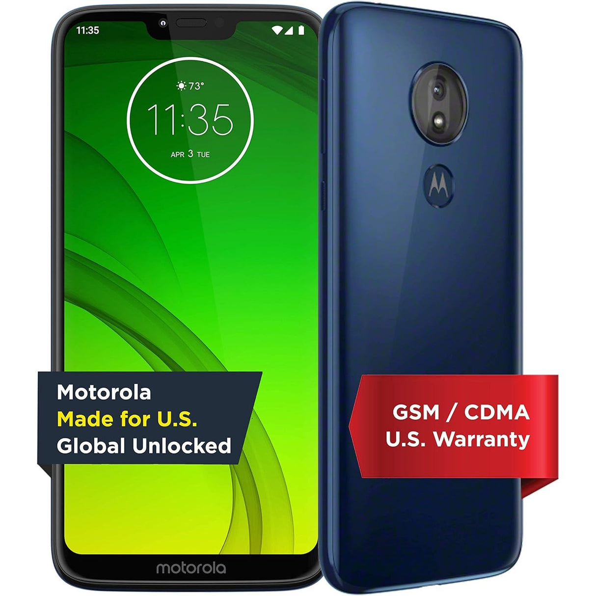 Motorola Moto G7 Power - 32 GB - Marine Blue - Verizon - CDMA/GSM - Imagem 4