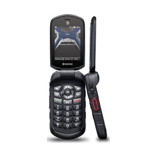 NEW Kyocera DuraXE Dura XE E4710 Black Rugged Flip Phone - Imagem 2