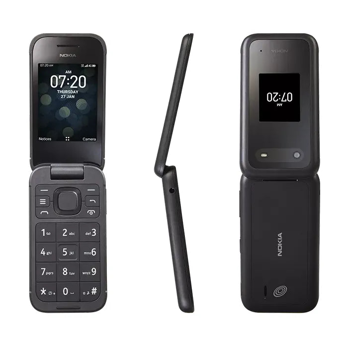 Nokia 2760 Flip 4G (32GB) CDMA Smartphone - Black - Imagem 3