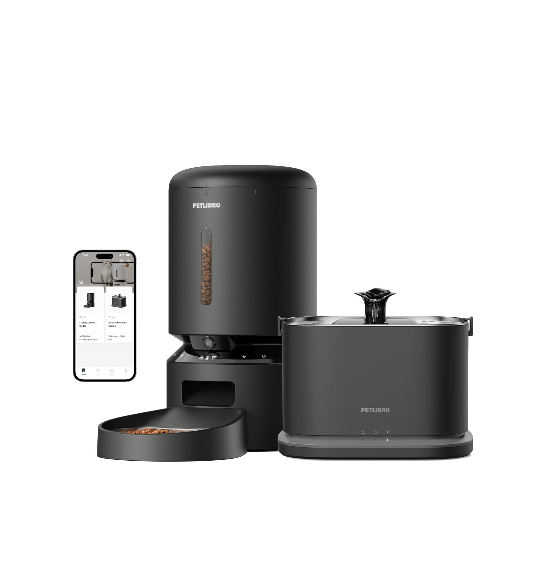 Granary Smart Camera Feeder & Dockstream 2 Smart Fountain - Imagem 2