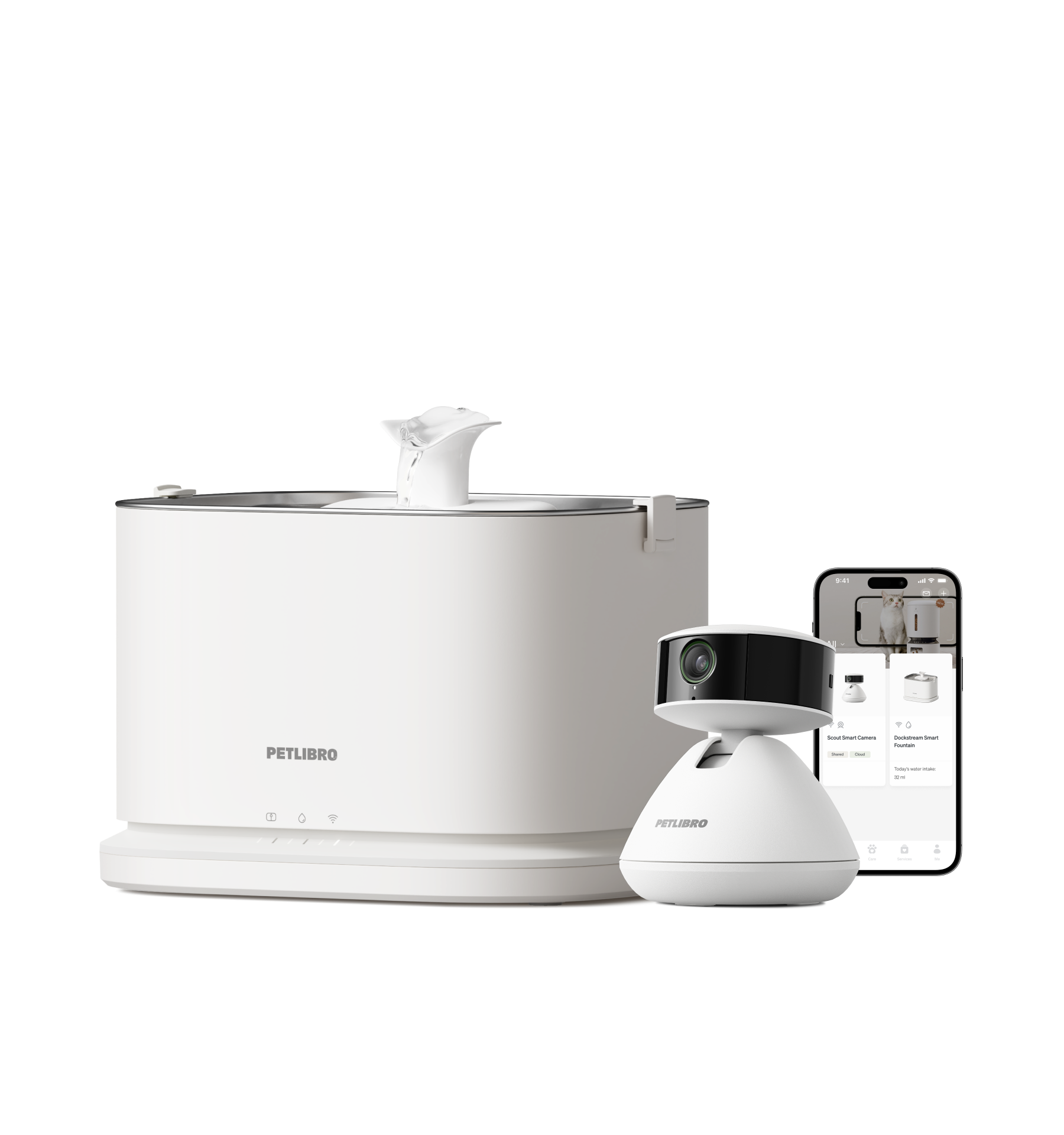 Scout Smart Camera & Dockstream 2 Smart Fountain