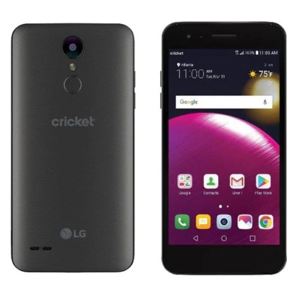 LG Fortune 2 LMX210CM - 16 GB - Titan Black - Cricket Wireless - Imagem 2
