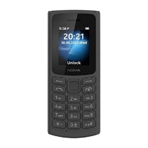 Nokia 105 4G | GSM Unlocked Mobile Phone | Volte | Black | International Version | Not AT&T/Cricket/Verizon Compatible