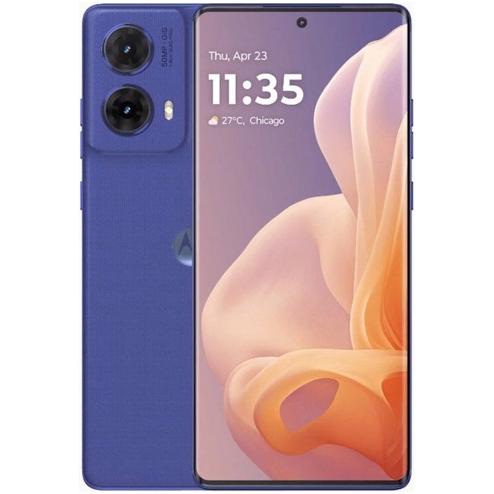 Motorola Moto G85 DUAL SIM 256GB ROM + 12GB RAM (GSM ONLY | NO CDMA) Factory Unlocked 5G Smartphone (Cobalt Blue) - International Version - Imagem 2