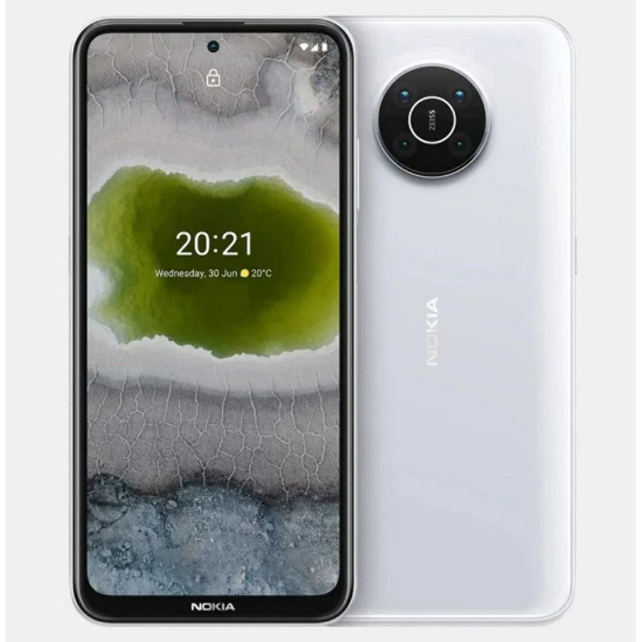 Nokia X10 5G TA-1332 Dual SIM 128GB 6GB RAM GSM Unlocked - Snow - Imagem 2