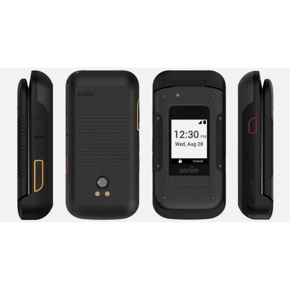 Sonim XP3 Plus 5G X320 Unlocked Ultra Rugged Flip Phone - Black - Imagem 2