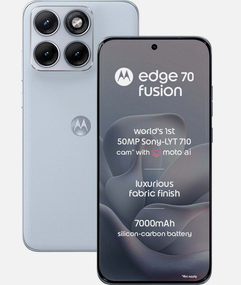 Motorola Edge 70 Fusion 5G Snapdragon DualSIM Unlocked 128GB Pantone Country Air - Imagem 2