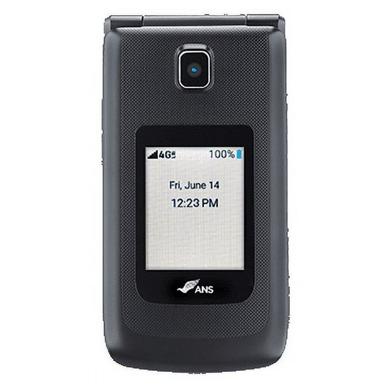 ANS f30 8GB Flip Phone US Cellular Prepaid Black - Imagem 3