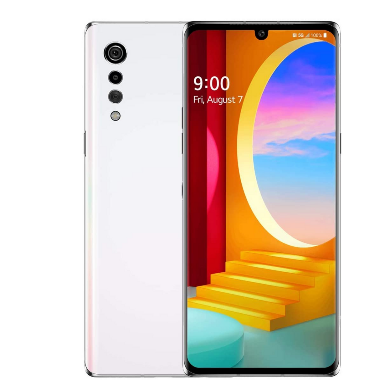 LG VELVET 5G UW - 128 GB - Pink White - Verizon - CDMA/GSM - Imagem 4