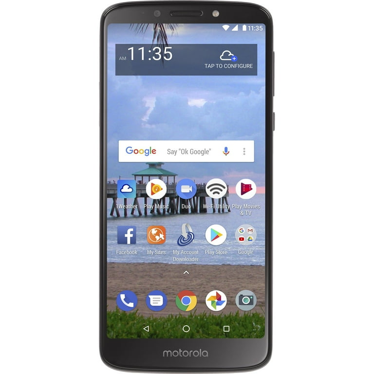 Tracfone Prepaid Motorola E5 (16GB) - Dark Gray - Imagem 3