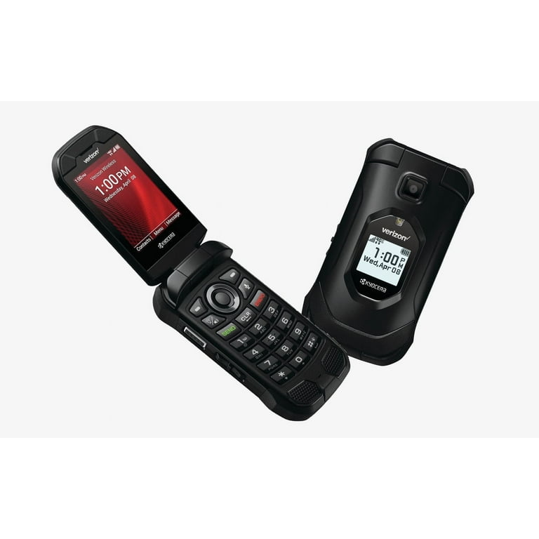 Kyocera DuraXV Extreme E4810 Rugged 4G LTE Flip Basic Cell Phone Verizon Black Brand NEW - Imagem 3