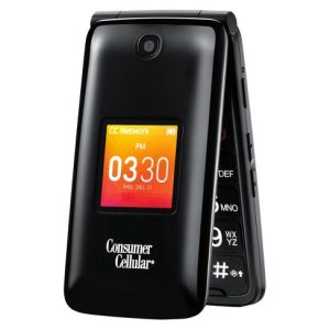 Total Wireless Alcatel MyFlip Prepaid Phone Black