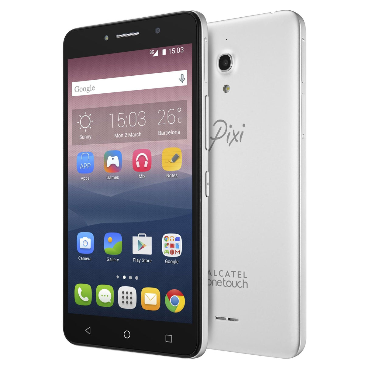 Alcatel Pixi 4 - 16 GB - Silver - Unlocked - GSM - Imagem 2