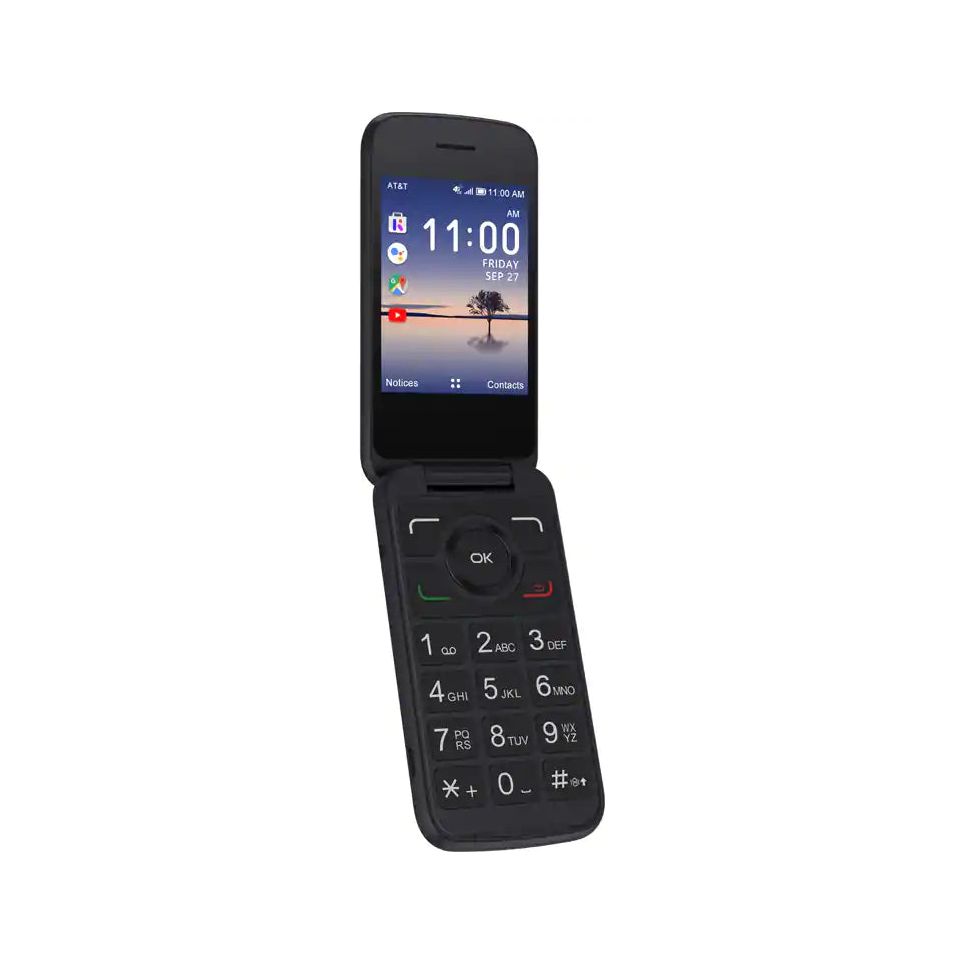 At&t Prepaid Alacatel Smartflip Phone (4GB) - Black - Imagem 2