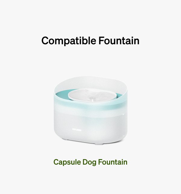Capsule Dog Fountain Replacement Filter - Imagem 2
