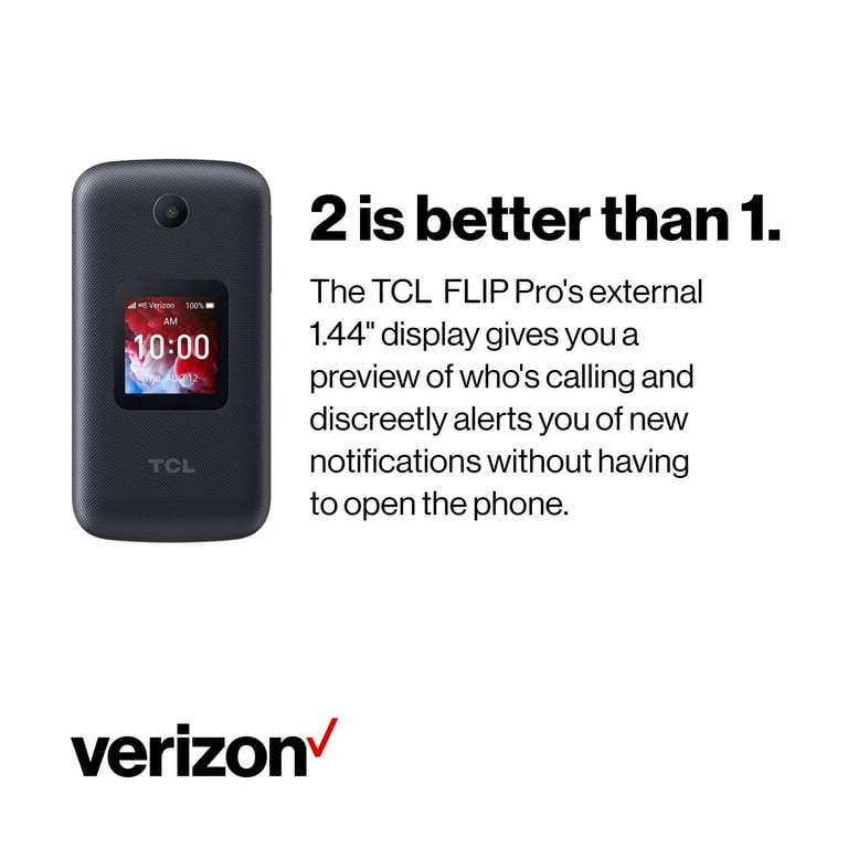 Verizon TCL Flip Pro 4gb Black PrePaid or PostPaid - Imagem 4