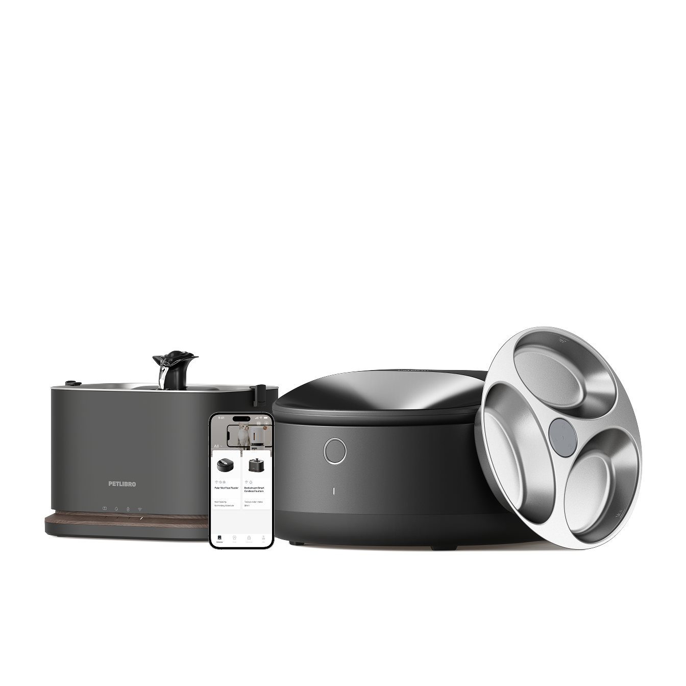 Polar Smart Wet Food Feeder & Dockstream 2 Smart Fountain - Imagem 2