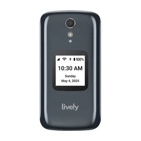 Lively - Jitterbug Flip2 Cell Phone for Seniors - Gray - Imagem 3