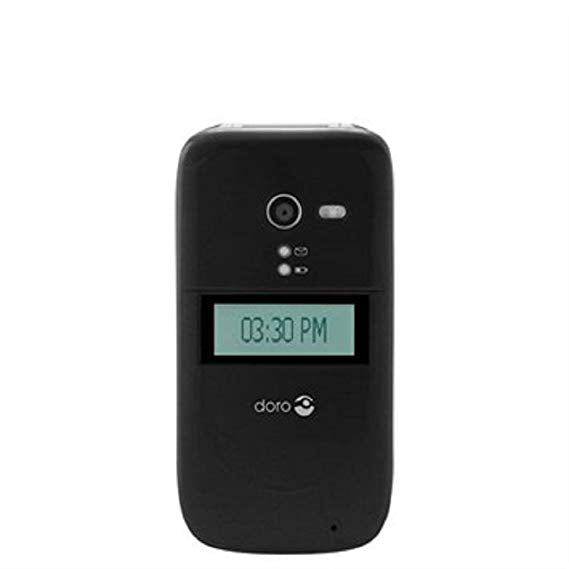 Consumer Cellular Doro 626 Flip Phone - Black - Unlocked - GSM - Imagem 2