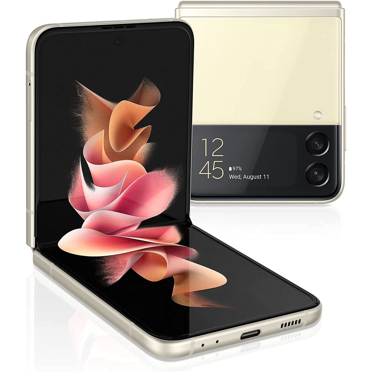 Samsung - Galaxy Z Flip3 5G 128GB (Unlocked) - Cream - Imagem 2
