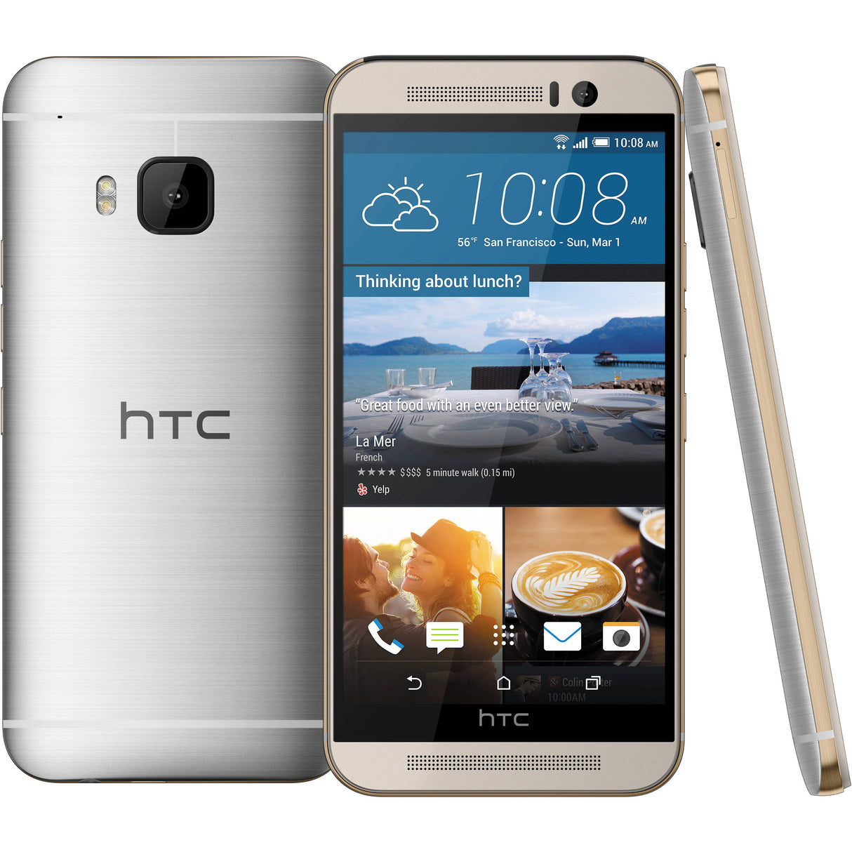 HTC One M9 - 32 GB - Silver/Gold - Unlocked - Imagem 2