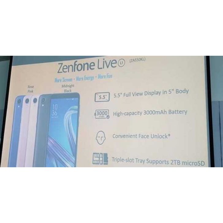 Asus Zenfone Live (L1) (ZA550KL) 1GB / 16GB 5.5-Inches (GSM Only) - Imagem 3