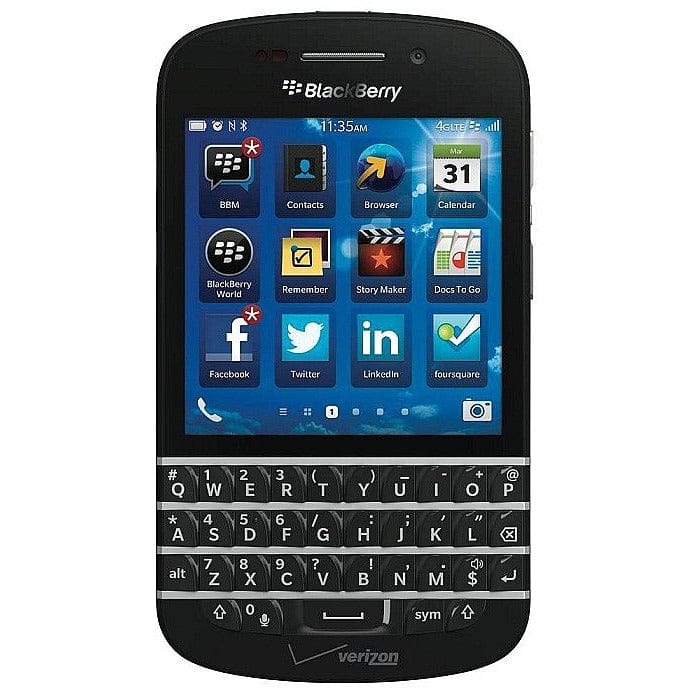 BlackBerry Q10 Smart Phone - Black - Verizon Wireless - LTE - Imagem 3