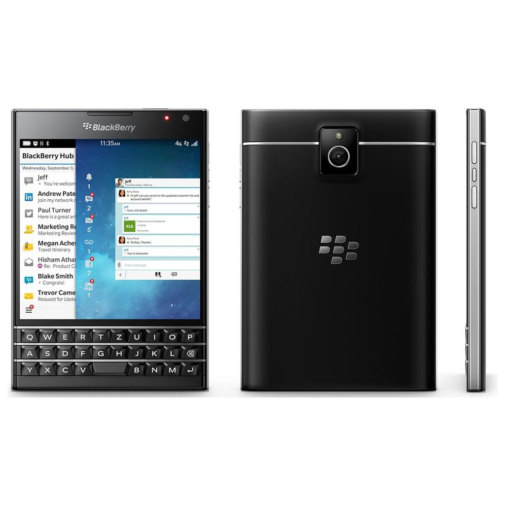 BlackBerry Passport - 32 GB - Black - Unlocked - GSM - Imagem 2