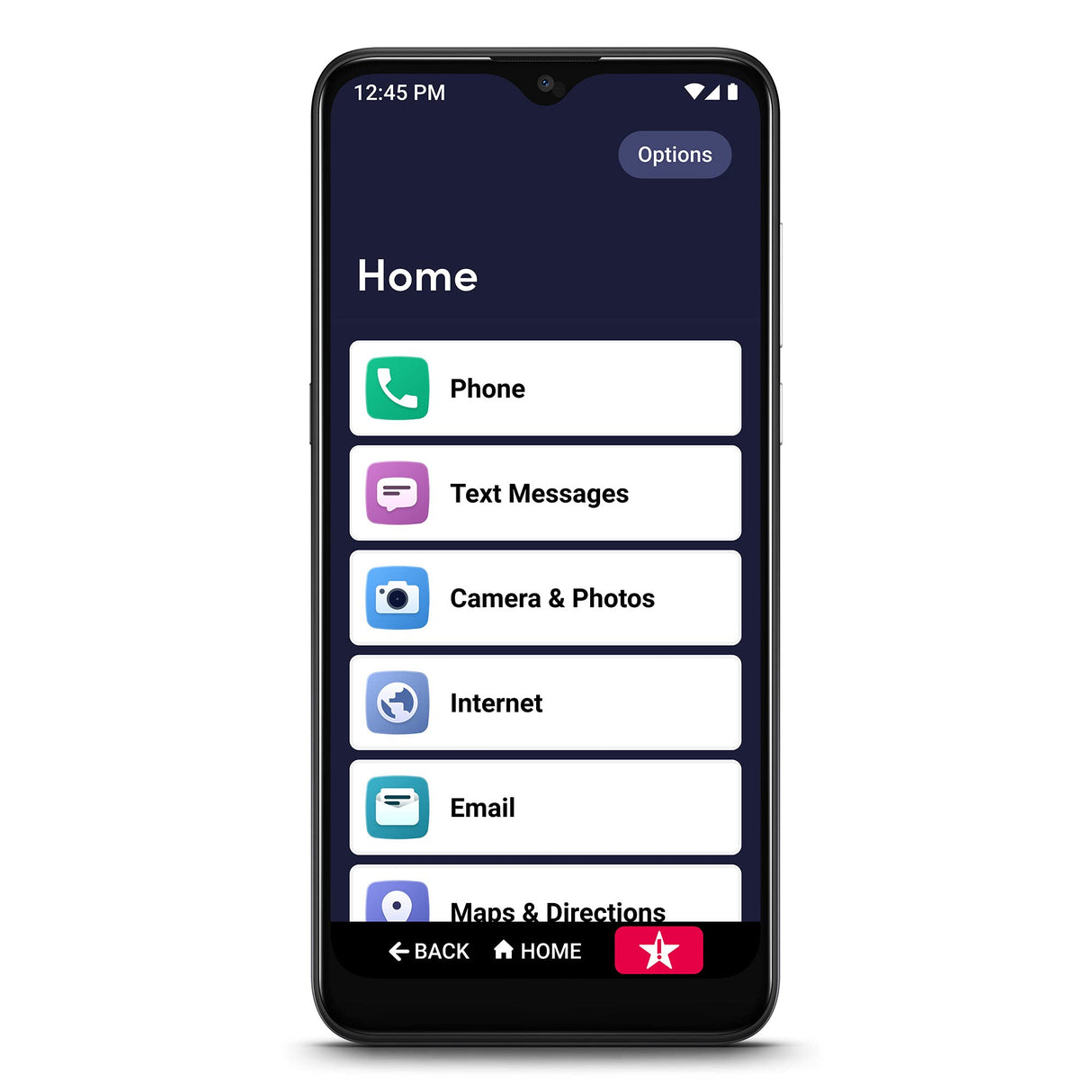 Lively - Jitterbug Smart3 Smartphone for Seniors - Black - Imagem 2