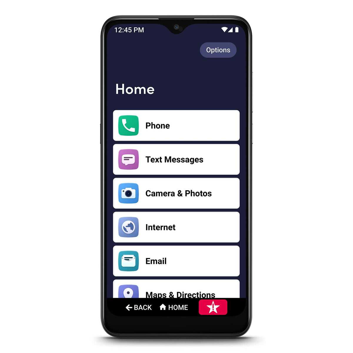 Lively - Jitterbug Smart3 Smartphone for Seniors - Black