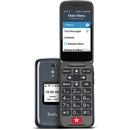 Lively - Jitterbug Flip2 Cell Phone for Seniors - Gray - Imagem 2