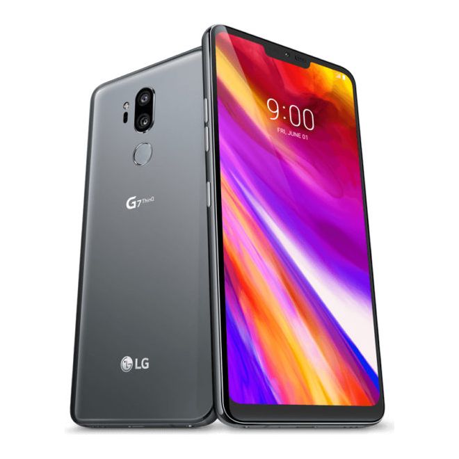 LG - G7 ThinQ with 64GB Memory Cell Phone - Platinum Gray (Verizon) - Imagem 2