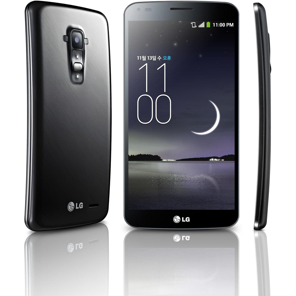LG G Flex D950 Android Phone 32 GB - Titan silver Un-locked- GSM - Imagem 3