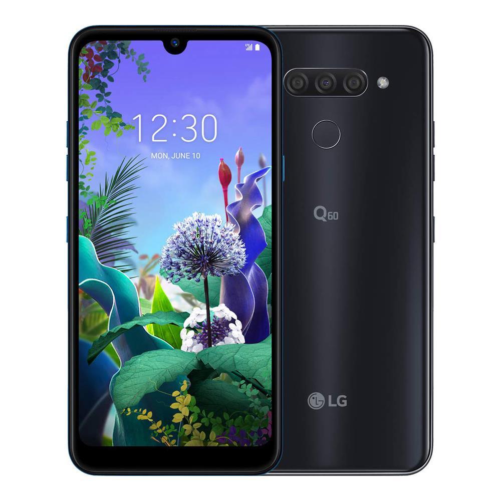 Unlocked New LG Q60 Dual SIM 64GB 3GB Ram 4G LTE Smartphone Black - Imagem 2